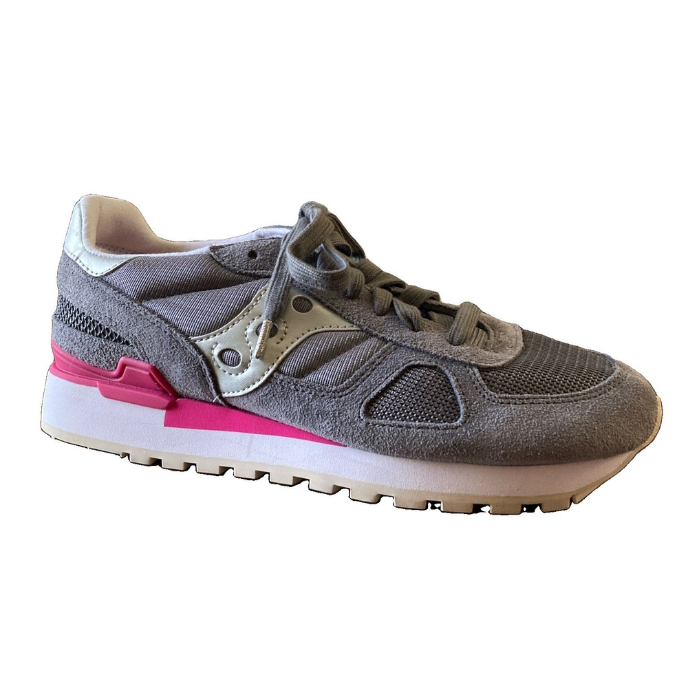 Saucony Shadow Original Sneakers Women's Sz 9 NWOT Grey Pink Tennis Shoe